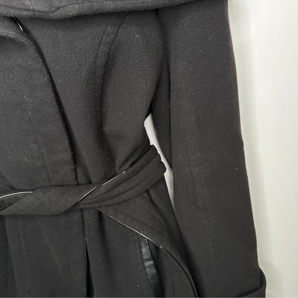 Jacqueline Riu | Belted Black Wrap Jacket Sz 46 - Picture 3 of 12
